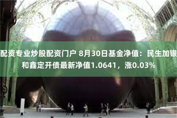 配资专业炒股配资门户 8月30日基金净值：民生加银和鑫定开债最新净值1.0641，涨0.03%