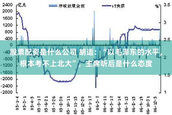 股票配资是什么公司 胡适：“以毛泽东的水平，根本考不上北大”，主席听后是什么态度