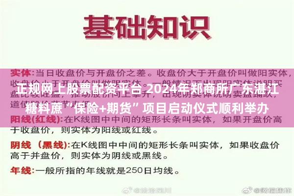 正规网上股票配资平台 2024年郑商所广东湛江糖料蔗“保险+期货”项目启动仪式顺利举办