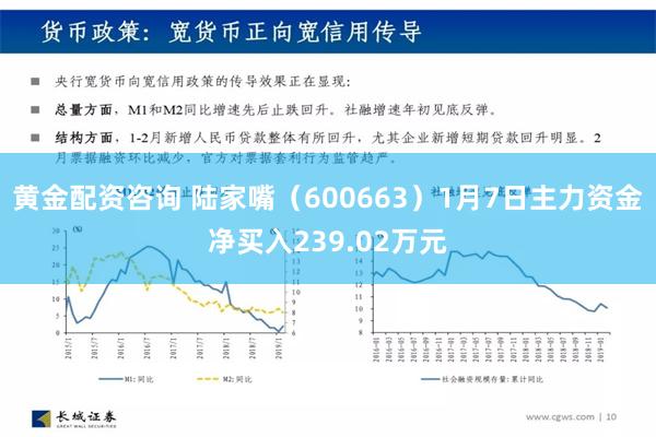 黄金配资咨询 陆家嘴（600663）1月7日主力资金净买入239.02万元