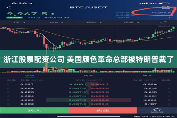 浙江股票配资公司 美国颜色革命总部被特朗普裁了
